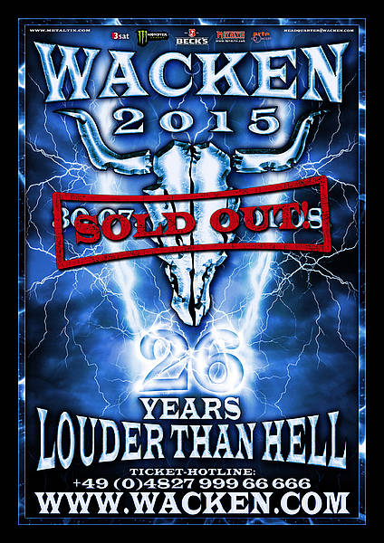 Wacken Open Air 2015 este sold-out!